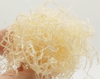 Wood Shavings | Natural Wood Curls | Gift Packaging | Decorative Straw | Box Stuffing | Wood Wool Filler | Gift Boxes and Basket Fillers