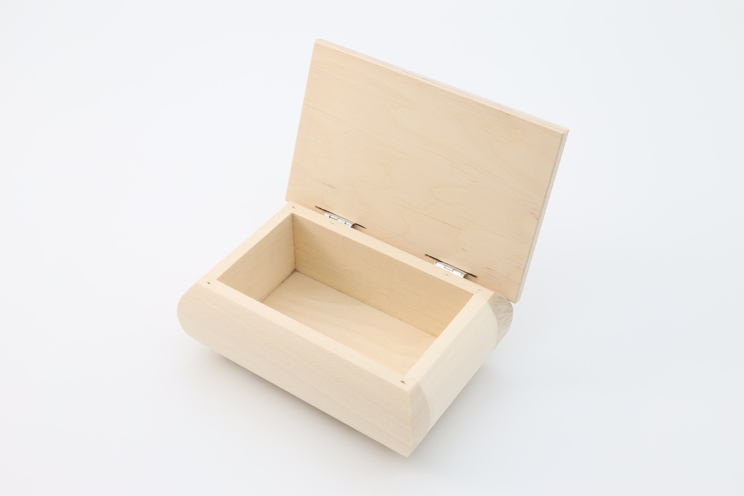 Unfinished wooden keepsake box deals