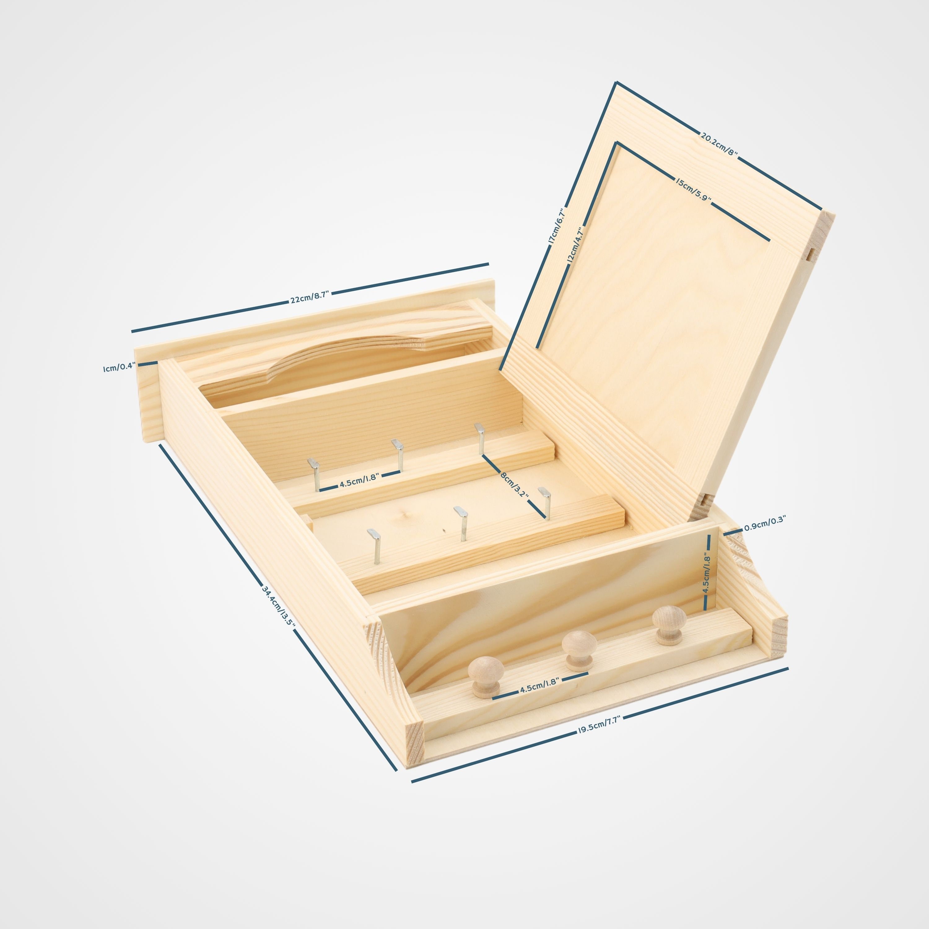 caja de madera para colgar llaves-para decorar a tu gusto