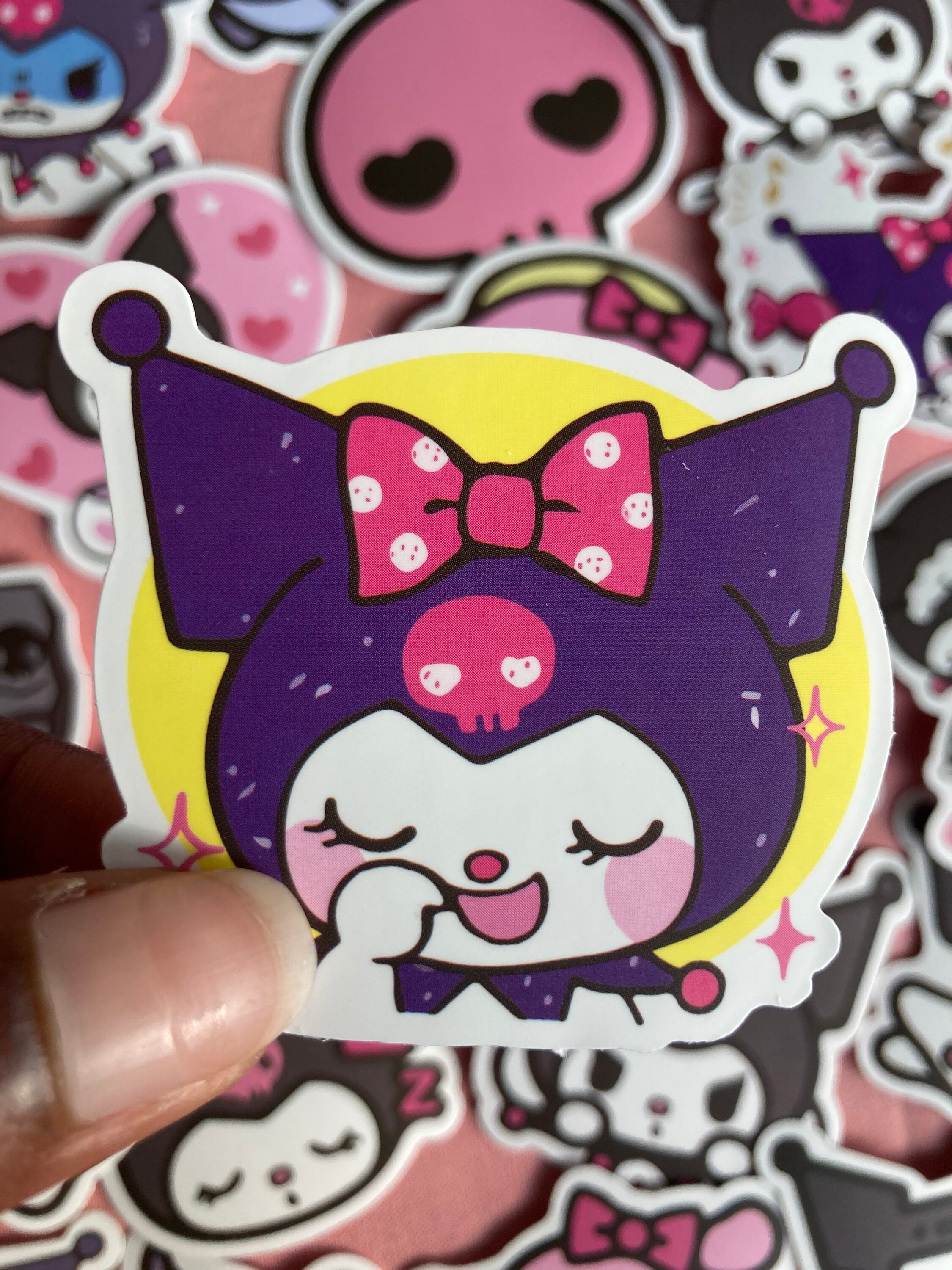 Kuromi Sticker Pack5 Count Etsy