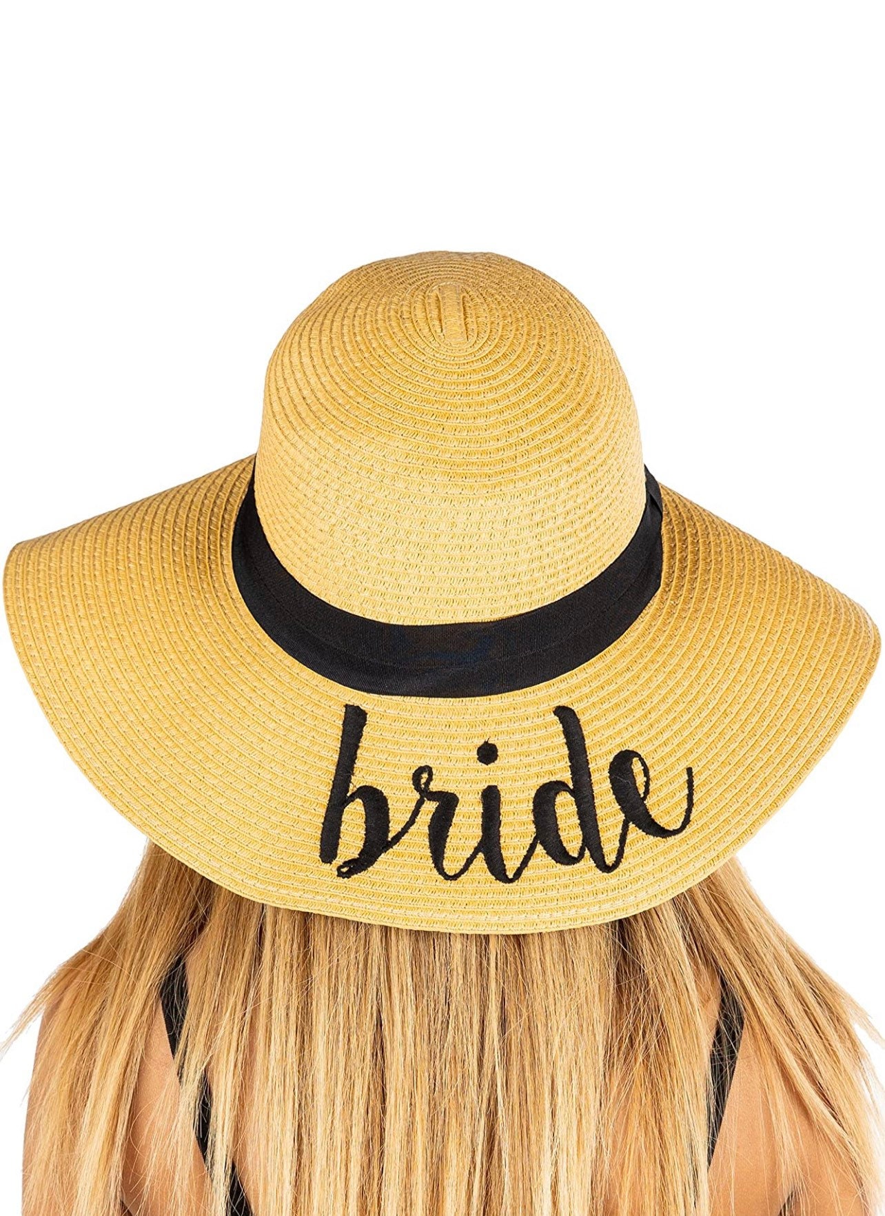 Embroidered Adjustable Beach Floppy Sun Hat | Etsy