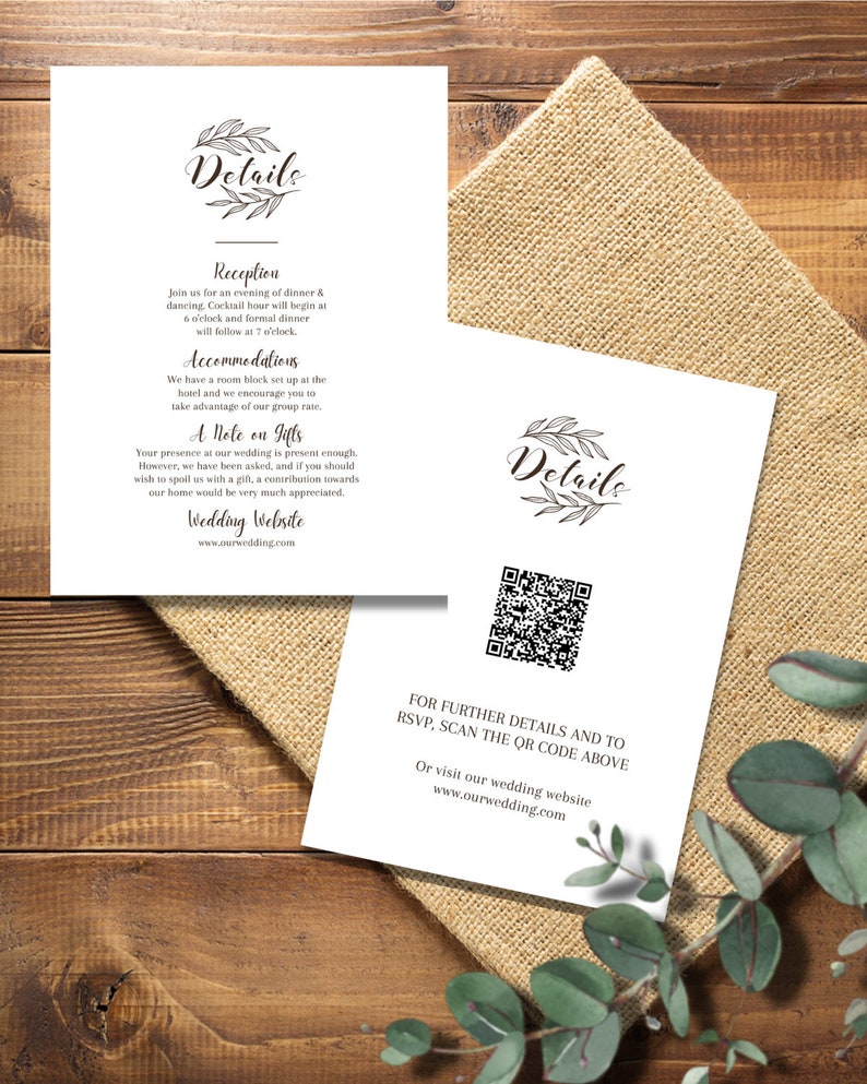 Wedding Invite, Customizable, Printable Invitation Template, Wedding ...