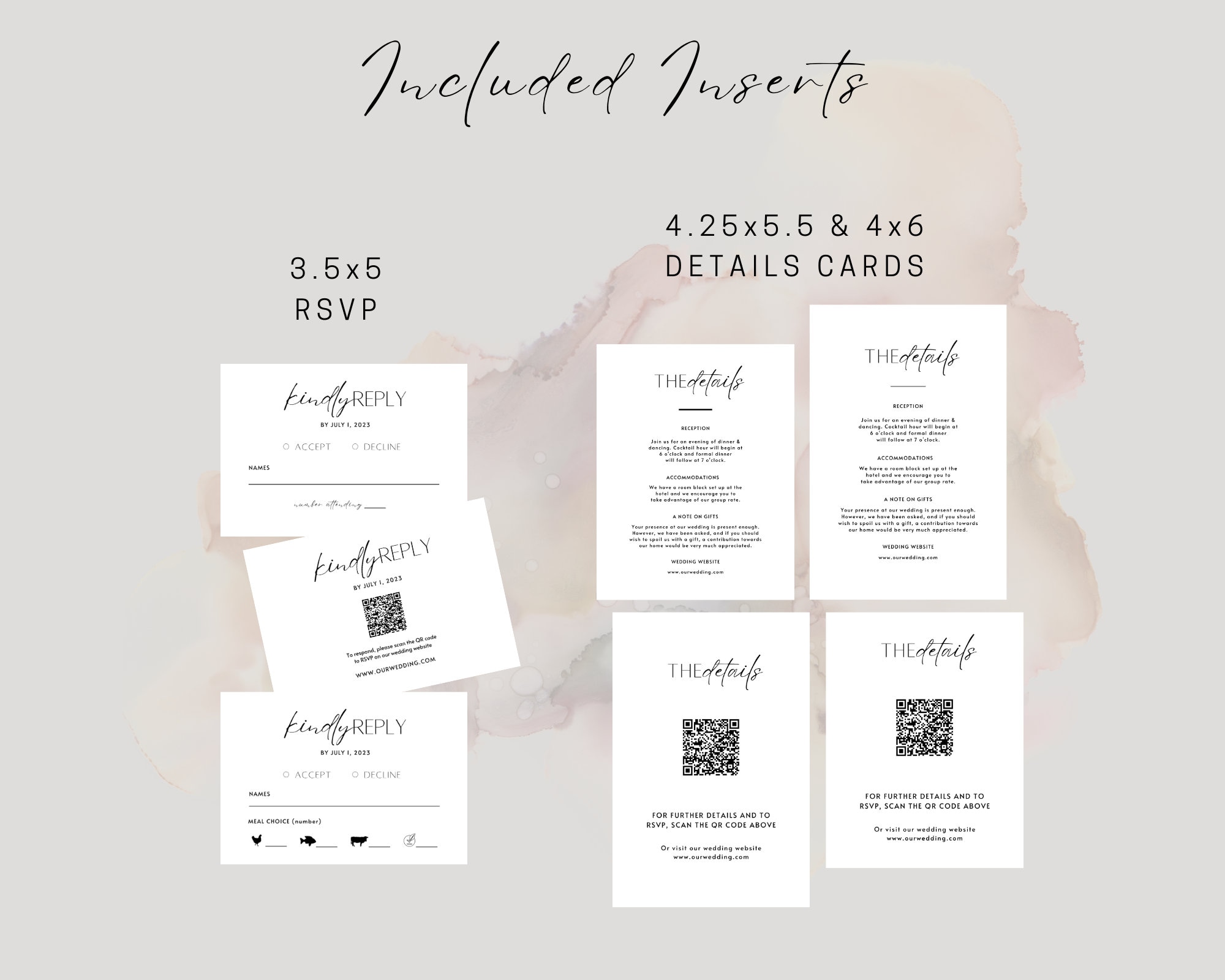 Wedding Invite, Customizable, Printable Invitation Template, Wedding ...
