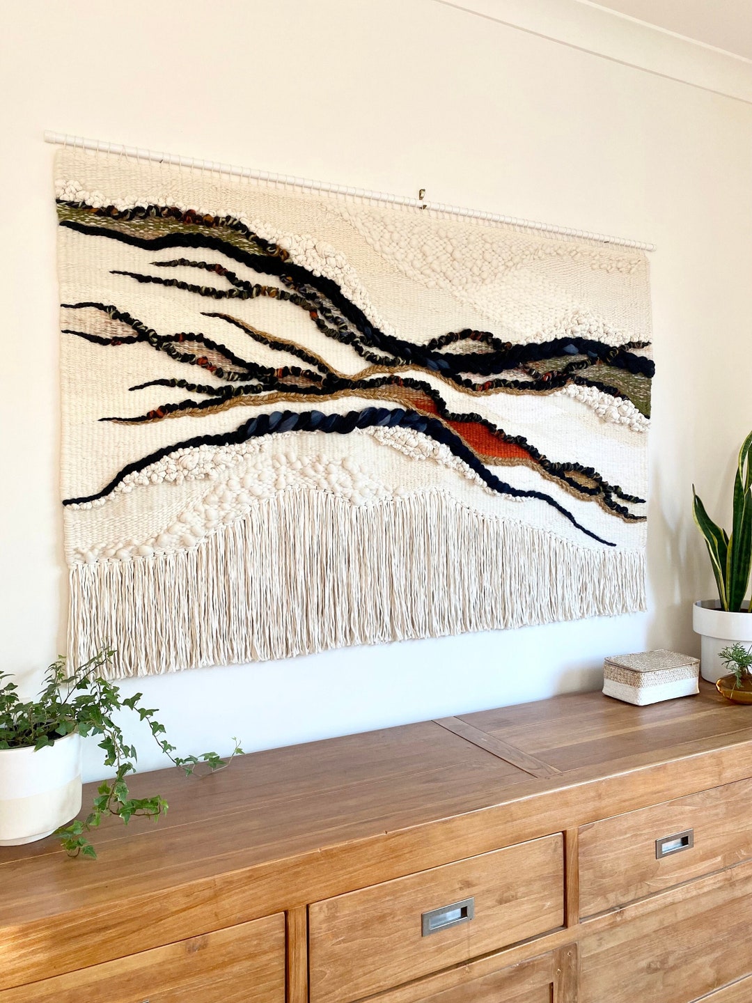 Extra Large Handwoven Wall Art Weaving Wall Hanging Etsy