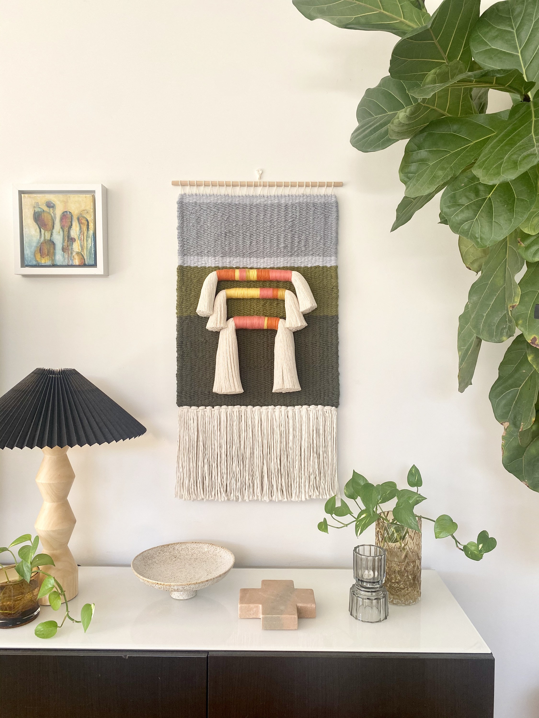 West elm woven wall hanging sale