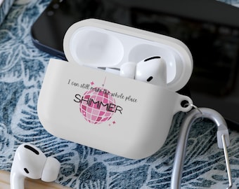 I Can Still Make The Whole Place Shimmer - AirPods und AirPods Pro Case Cover - Nette Geschenkidee für Sie / Musikliebhaber / Songtexte