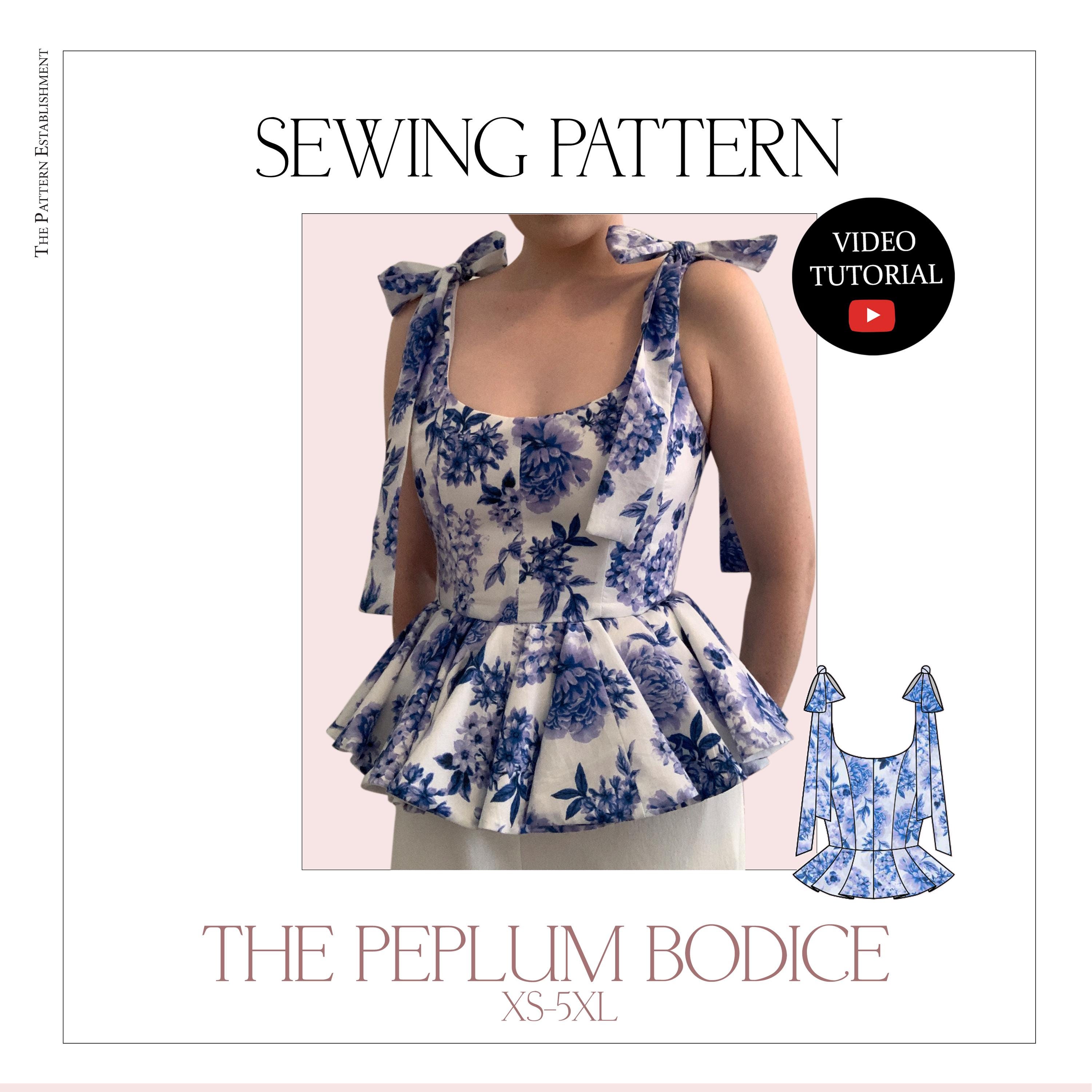 Lace Peplum Top - Etsy