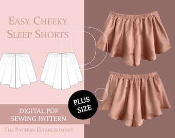 Plus size store sleeping shorts