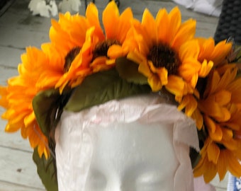 Sunflower headband