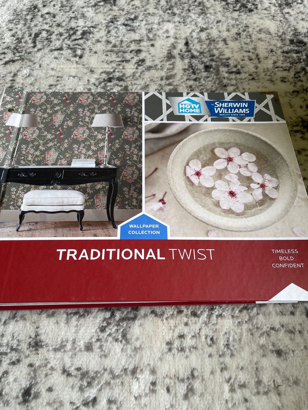 Wallpaper Sample Book Traditional Twist by HGTV Home by Sherwin