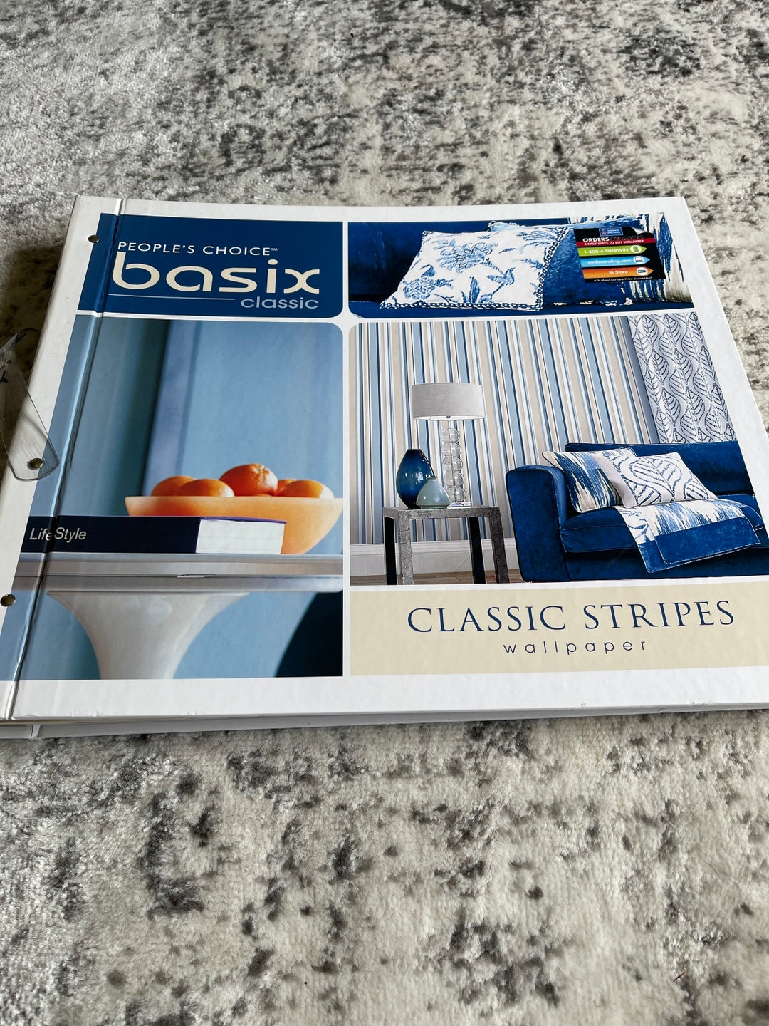 Wallpaper Sample Book Classic Stripes by basix - Etsy Österreich