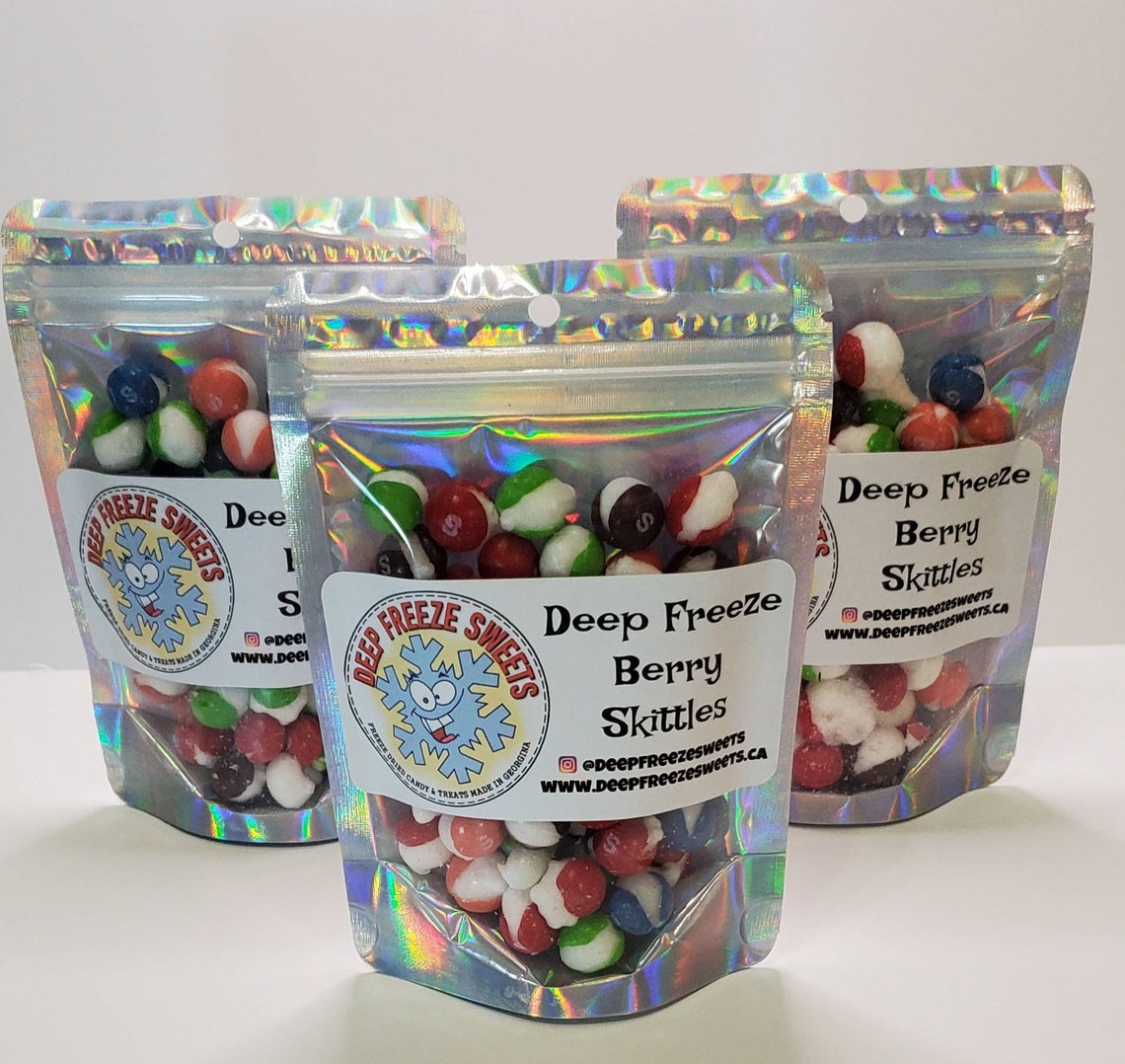Freeze Dried Skittles Berry Flavour Etsy