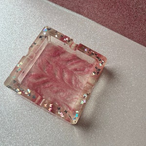 Handmade Square 4x4 Pretty Pink Astray| Stoner Gifts| Gifts for smokers| Cute Ashtray| Gift for Women