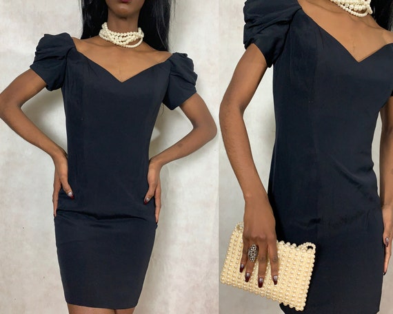 green emerald velvet dress HACCHIC Couture Sweetheart Bowtie Long Dress in Black