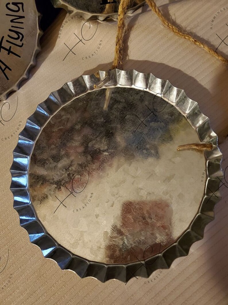 Set of 3 Funny Galvanized Bottle Cap Signs FREE SHIPPING, Funny Bottle