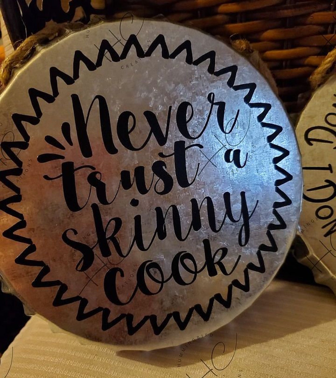 Set of 3 Funny Galvanized Bottle Cap Signs FREE SHIPPING, Funny Bottle