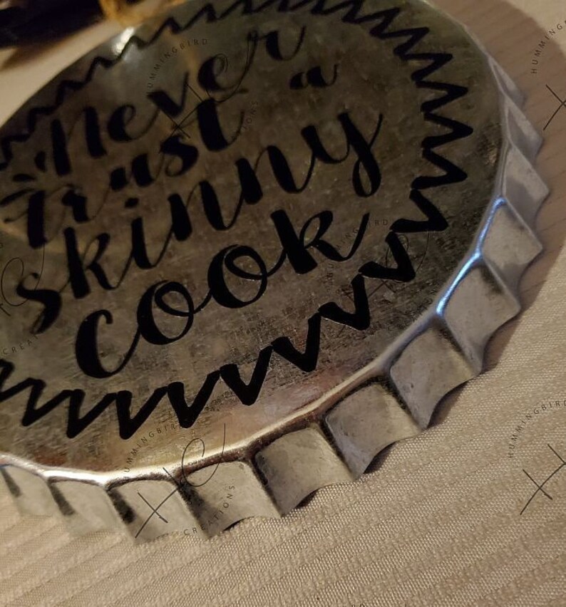 Set of 3 Funny Galvanized Bottle Cap Signs FREE SHIPPING, Funny Bottle