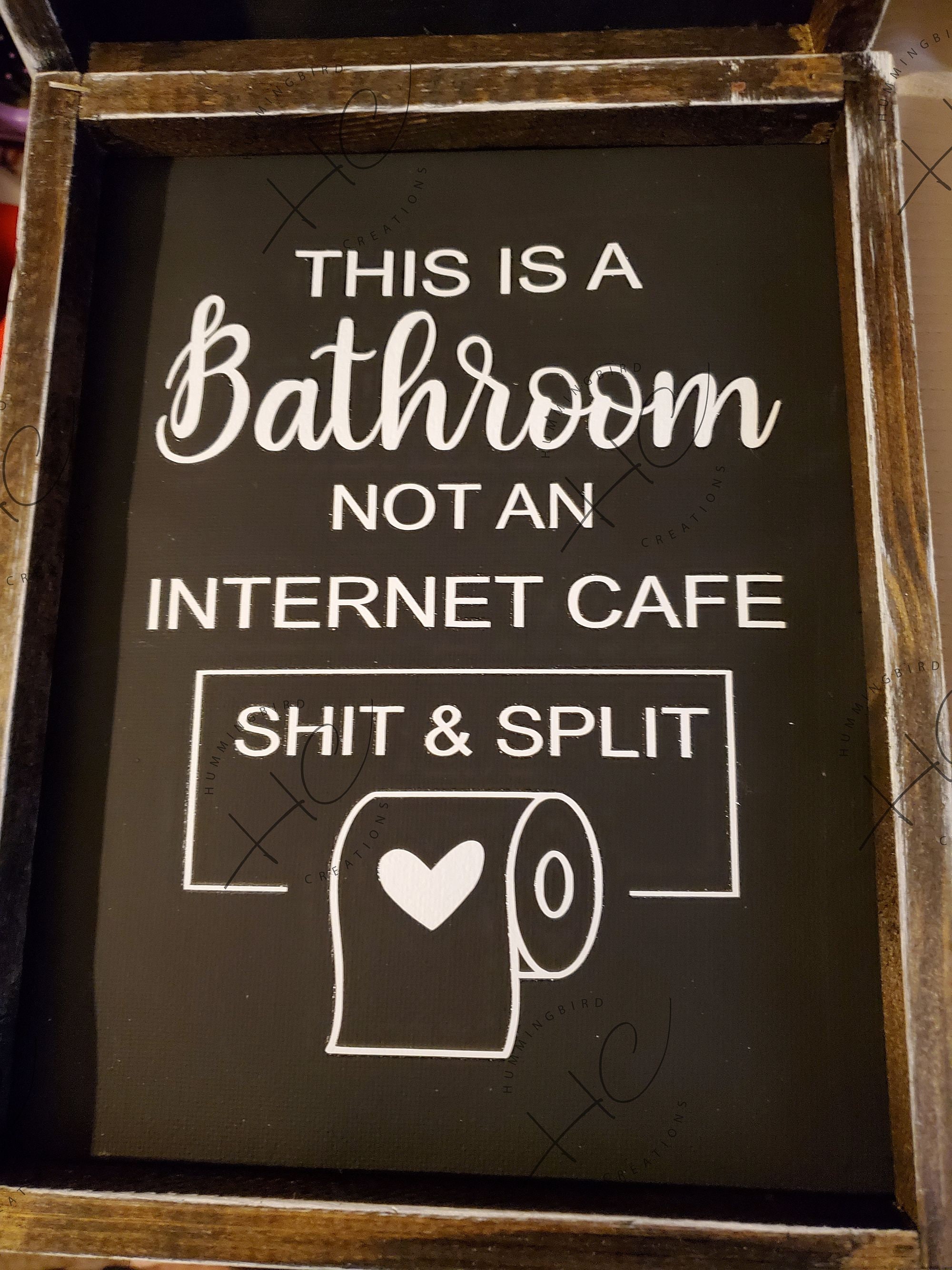 4er Set Humorvolle Badezimmer Schilder Badezimmer Regeln | Etsy