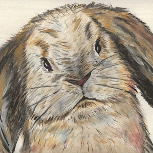 Thoughtful Bunny - Hand Painted