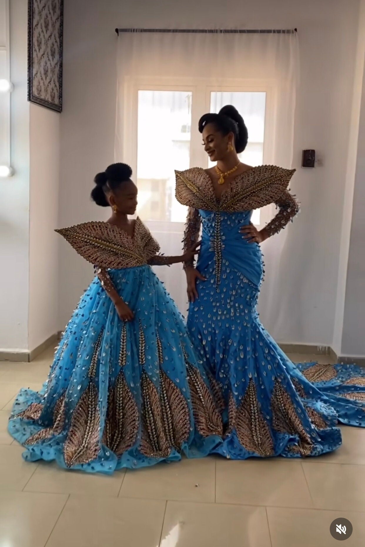 For Mother Mother And Daughter African Dresses Matching African