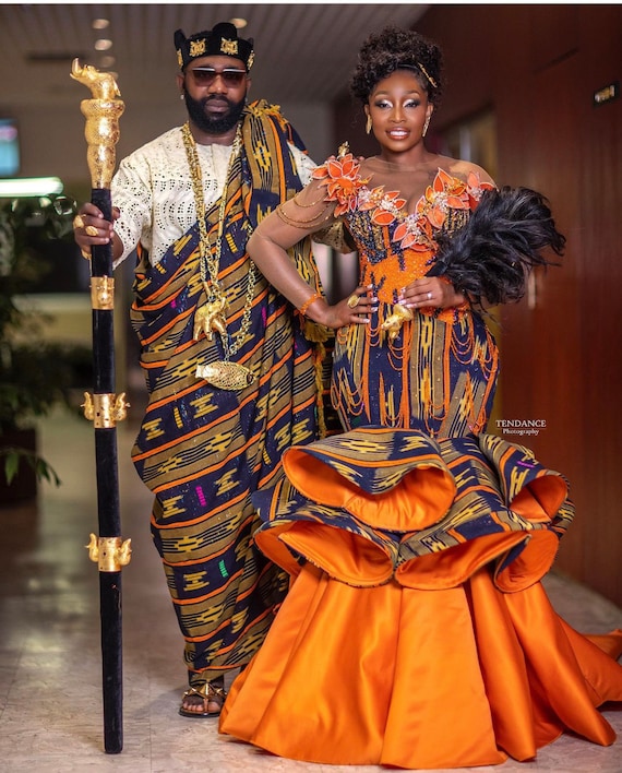 engagements dress for couples Couple African Outfit, African Couple Engagement Outfit,ankara Gown, Ankara Clothes Wedding, Couple Matching Outfit Combination APRIL BLACK MULTI FLORAL (Size):5.5 First Communion Dresses New Jersey Winter Cocktail Dresses | Desired agbada length e