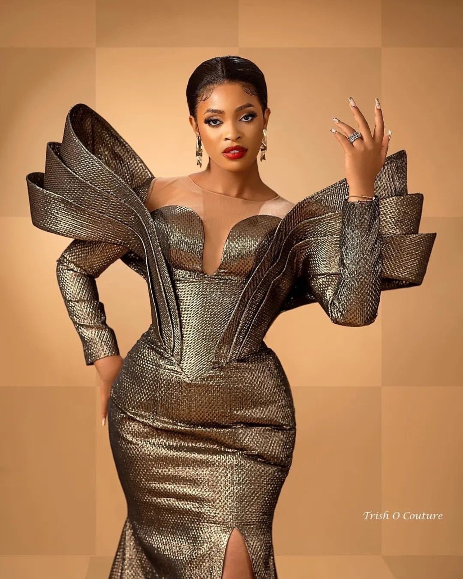 African Mermaid Dress, Ankara Gown, African Maxi Mermaid Gown, African