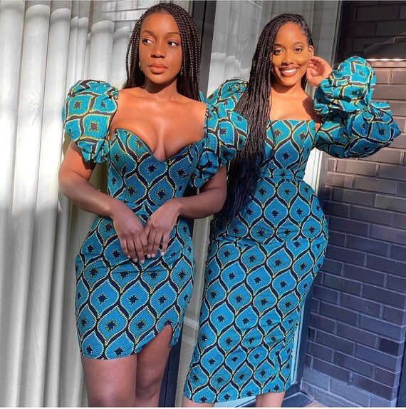African Besties Dress Ankara Gown African Gown African - Etsy