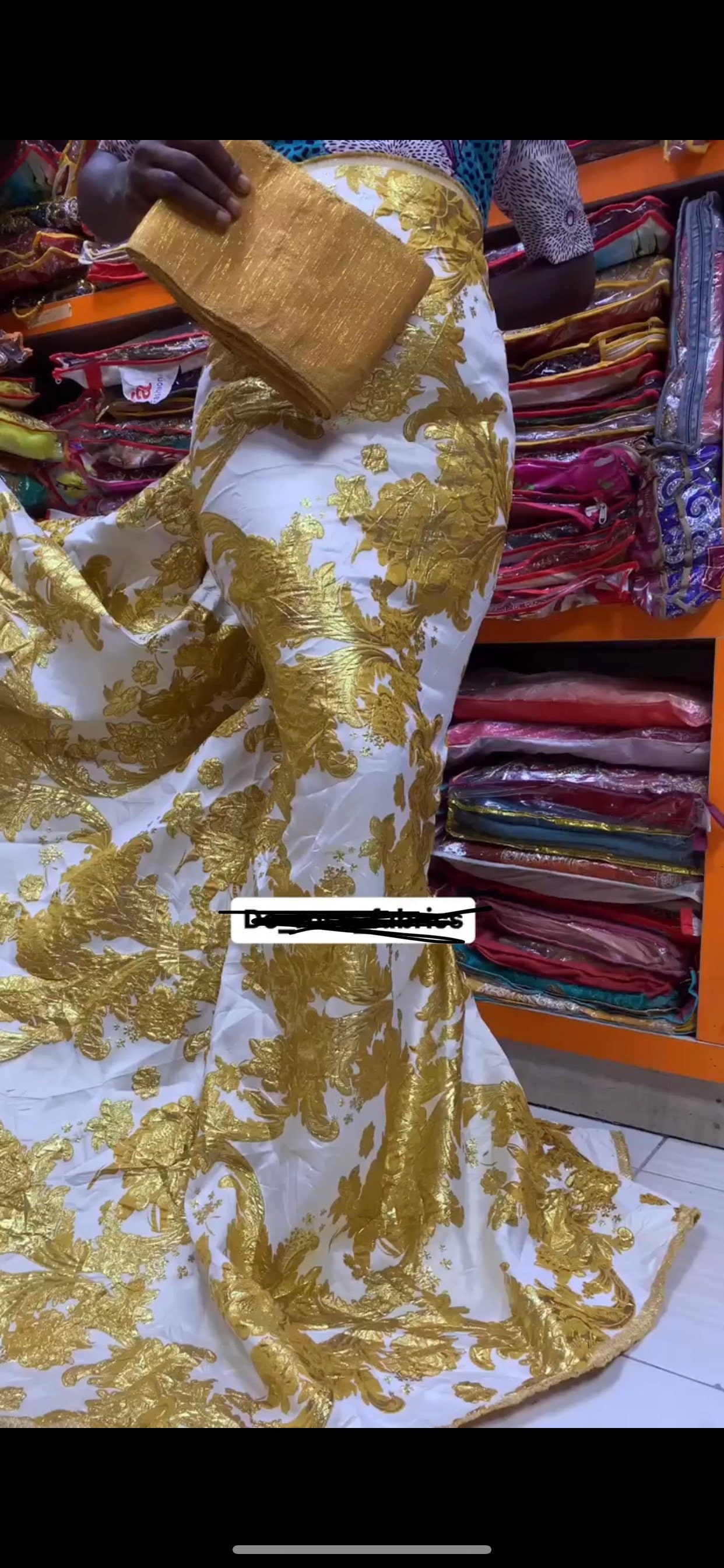 African Ankara Mermaid Dress main image 0