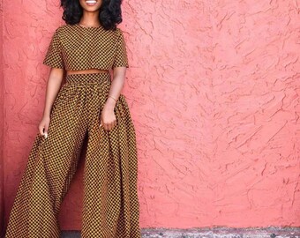 Ankara Pants and Top - Etsy