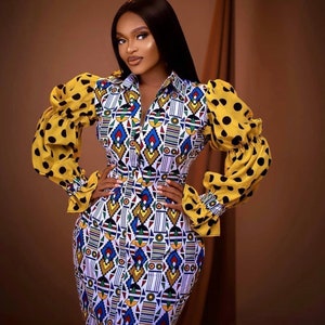 African mermaid dress, Ankara gown, African gown, African prom dress, African print dress