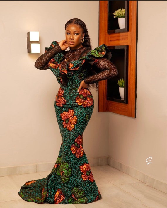 African Mermaid Dress