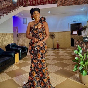 ankara lace dress styles Ankara Lace Dresses for Women