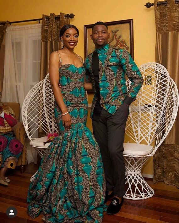 African Clothing for Couples/african Matching Outfits for Couples/african  Couples Attire/couple's Outfit/african Native Clothing for Couples -   Canada
