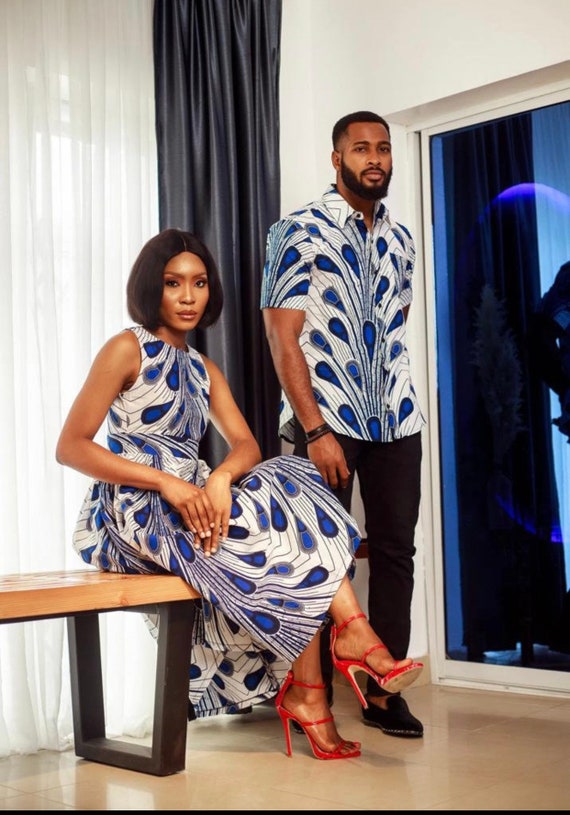 Couple African Outfit, African Couple Engagement Outfit,ankara Gown, Ankara  Clothes for Couples Wedding, Couple Matching Outfit - Etsy