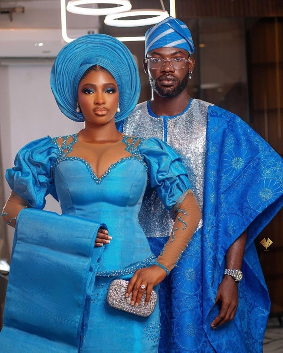 sachin and babi light blue dress Indo Western Gowns for Engagement / Reception