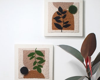 Beginner Punch Needle Kit – Printed Pattern, DIY Wall Decor