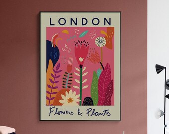 Floral Paint by Number Kit – Vintage Style DIY Oil Painting