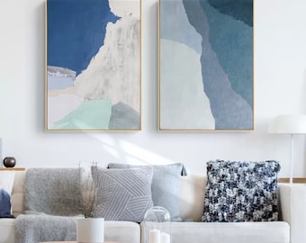Minimalist Abstract Paint by Number Kit: DIY Oil Painting