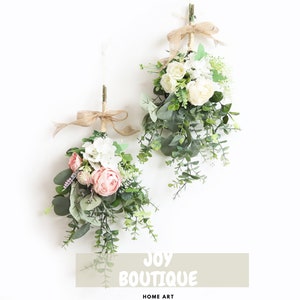 Artificial Eucalyptus Wall Hanging | Eucalyptus Bundle - Home Decor | Eucalyptus Bouquet | Wedding Decor | Plant Wall Hanging - BOHO Decor
