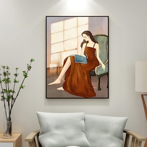 Modern Paint by Number - Paint by Number Kit Adult | DIY Oil Painting | DIY Kit - Handmade Wall Decor -