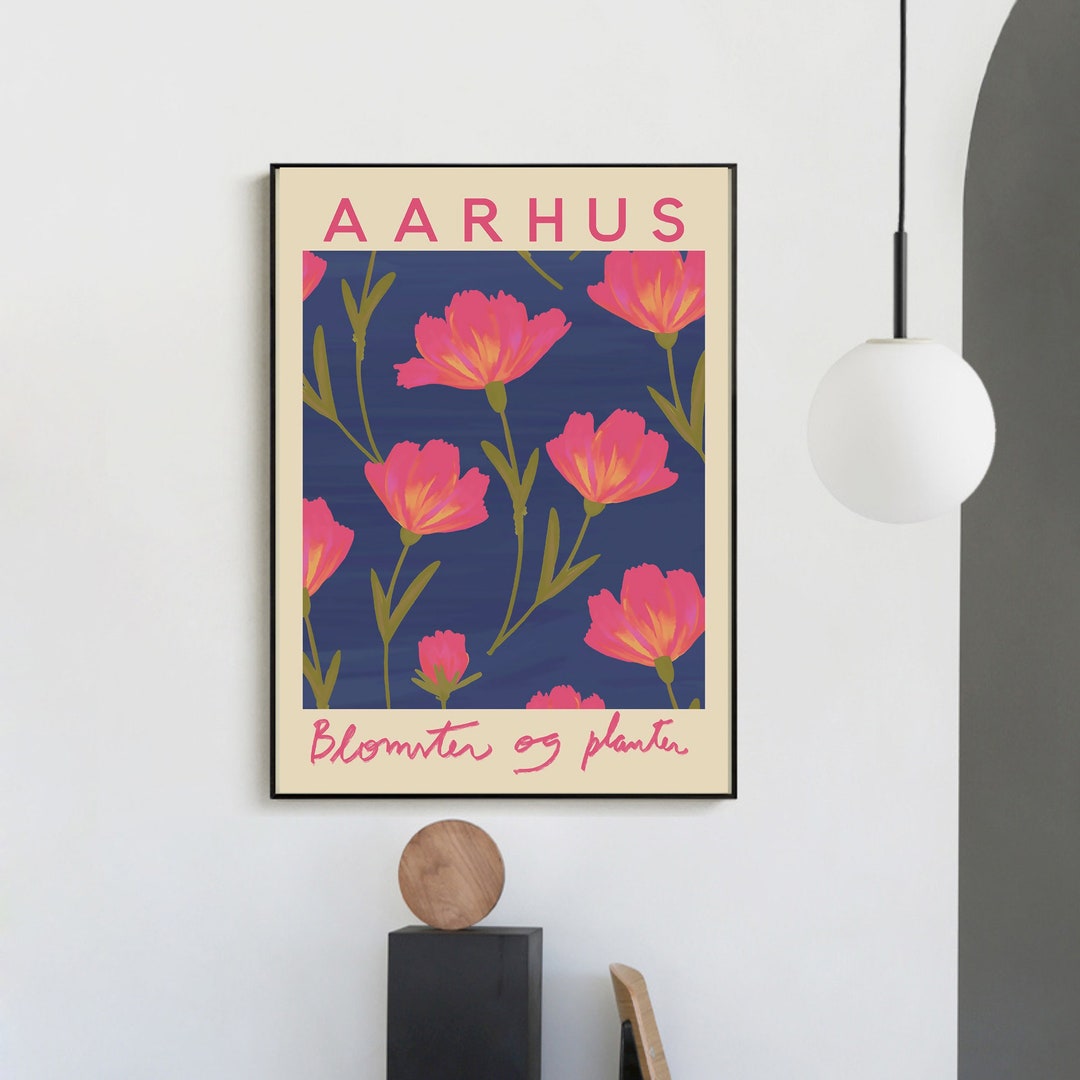 Vintage Style Paint by Number Floral Paint by Number Kit Adult DIY Oil Painting DIY Kit