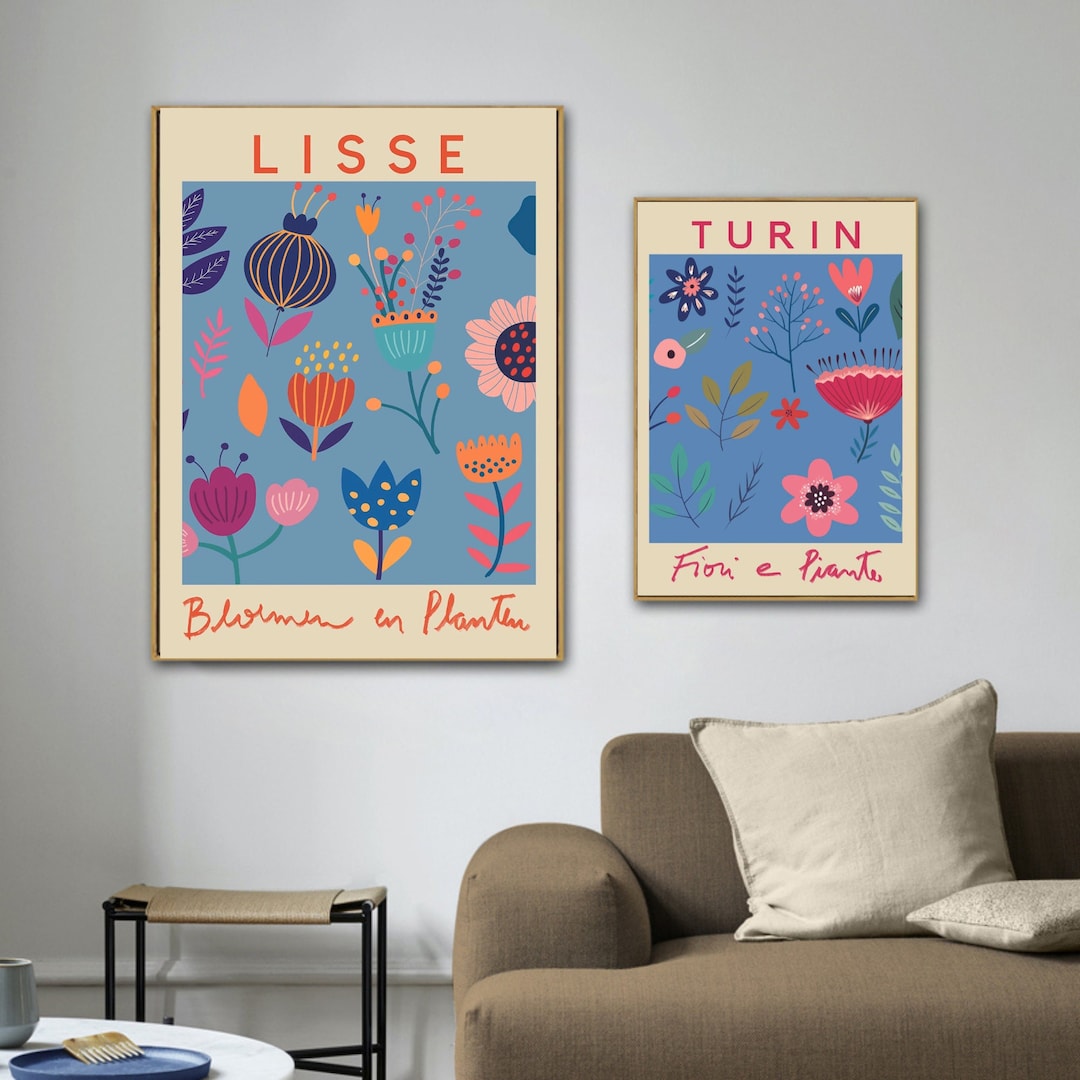 Vintage Style Paint by Number Floral Paint by Number Kit Adult DIY Oil