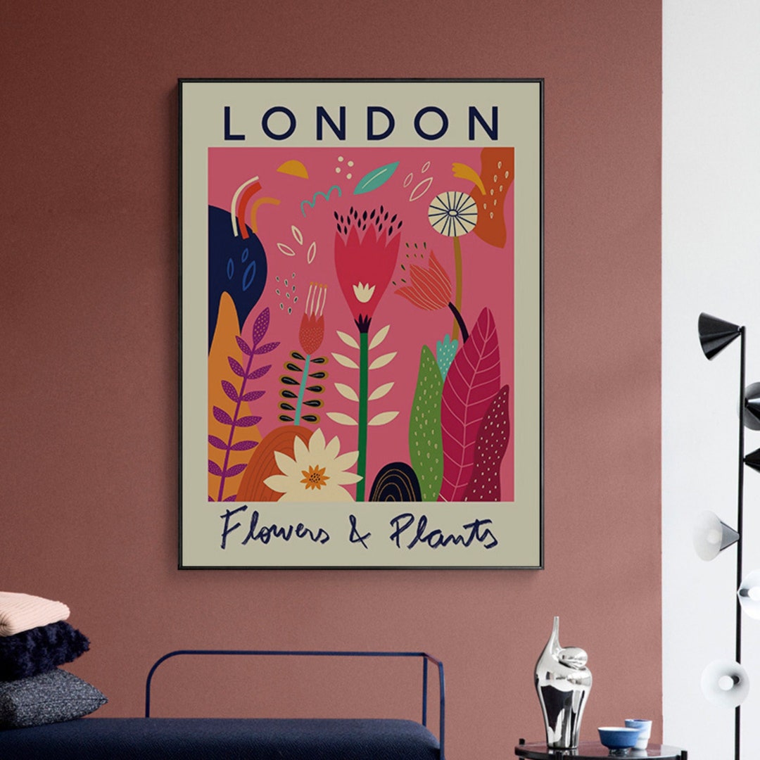 Vintage Style Paint by Number Floral Paint by Number Kit Etsy