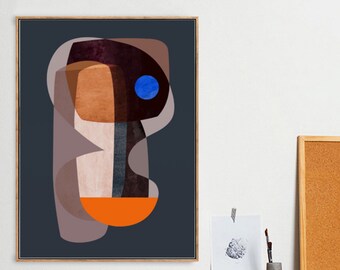 Abstract Paint by Number Kit: DIY Oil Painting, Wall Decor