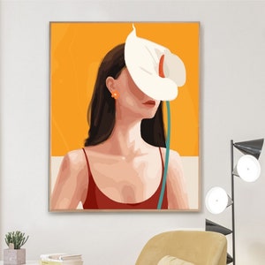 Modern Paint by Number - Paint by Number Kit Adult | DIY Oil Painting | DIY Kit - Handmade Wall Decor -Best Gift