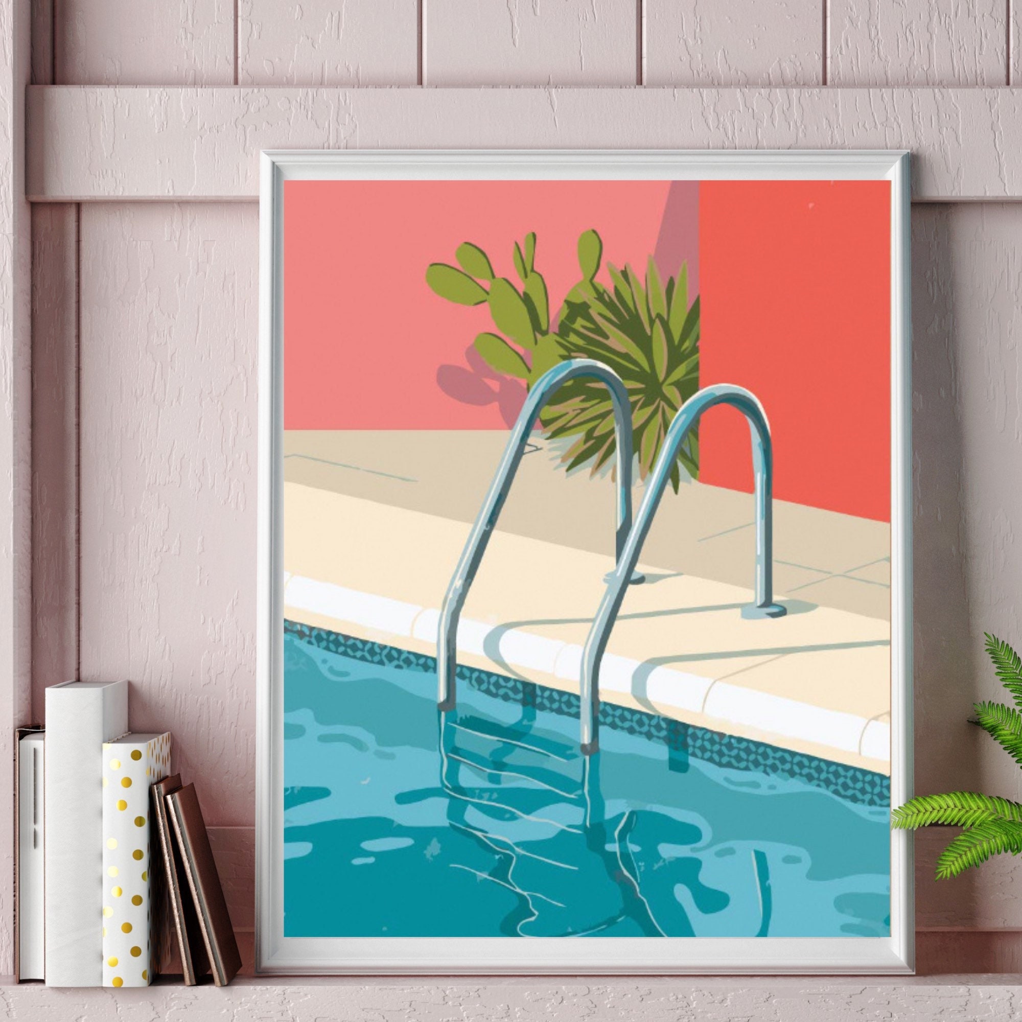 Summer Time Paint by Number Paint by Number Kit Adult DIY Etsy