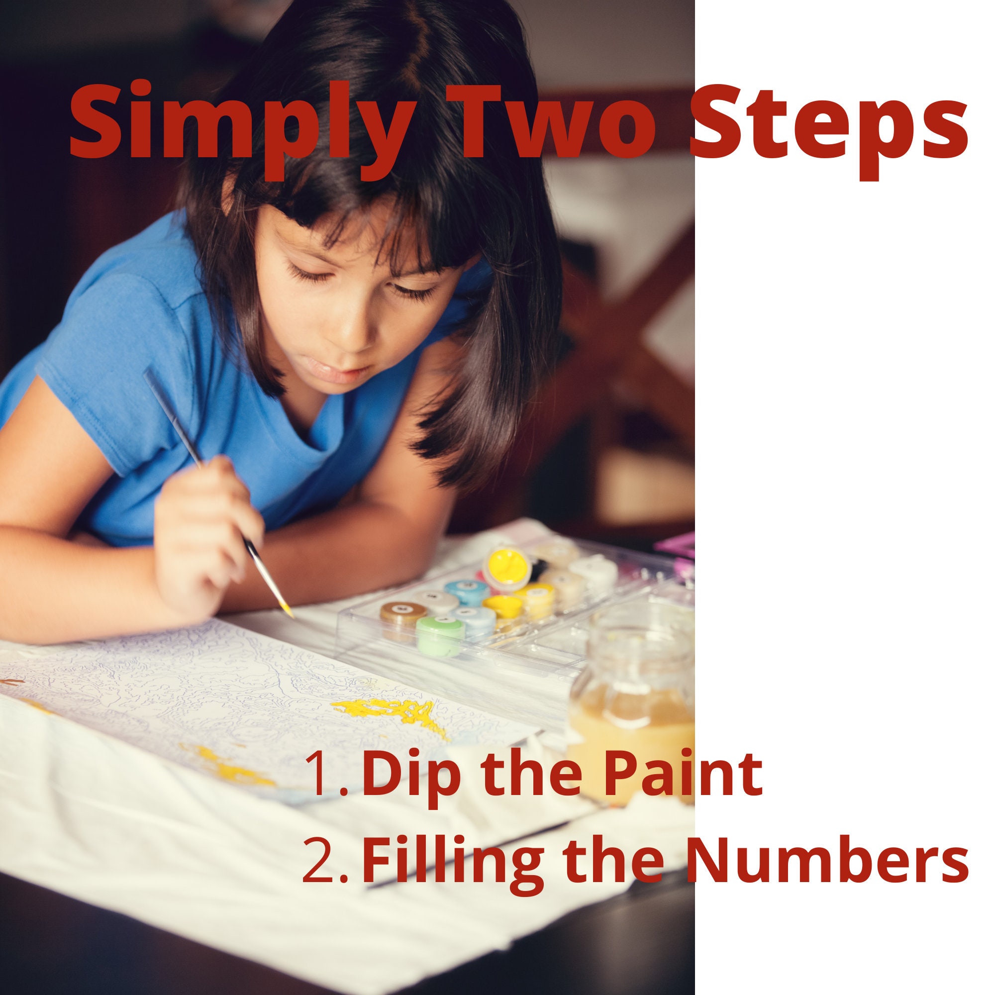 Bear Paint by Number Paint by Number Kit Adult DIY Oil Painting