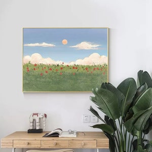 Mountain View Paint by Number Kit: DIY Oil Painting, Wall Decor