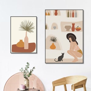 Minimalistisches Malen nach Zahlen - Malen nach Zahlen Kit Erwachsene | DIY Ölgemälde | DIY Kit - Wanddeko -Weihnachtsgeschenk