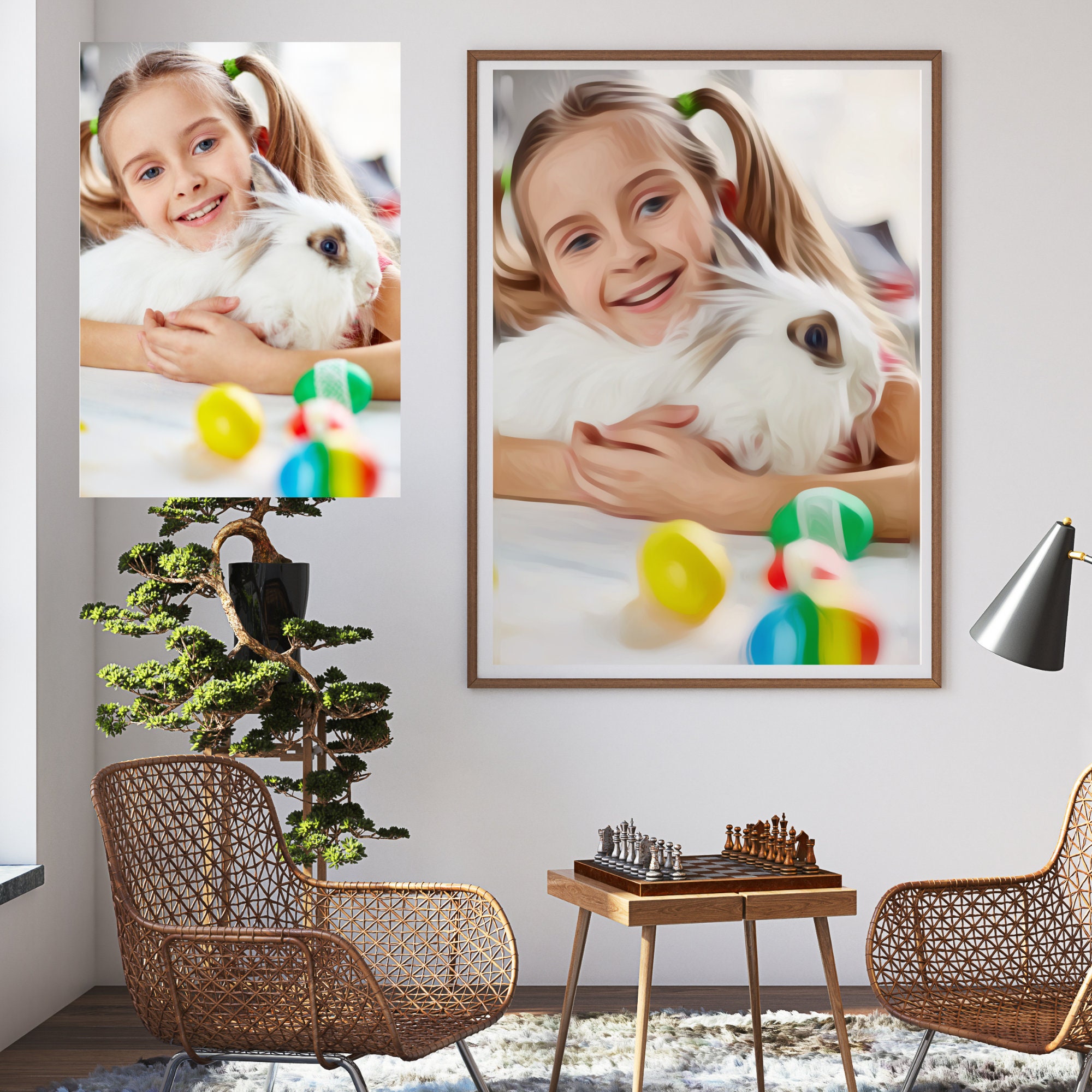 Custom Paint by Number Kit Paint Your Photos Personalized Etsy
